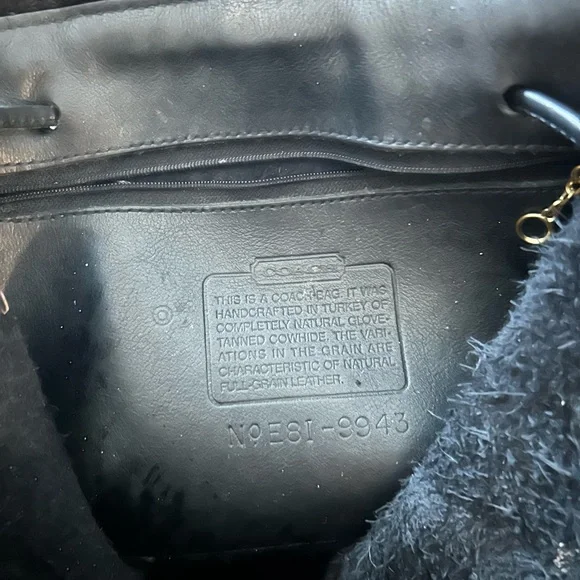 Coach Black Leather Backpack - Picture 14 of 14